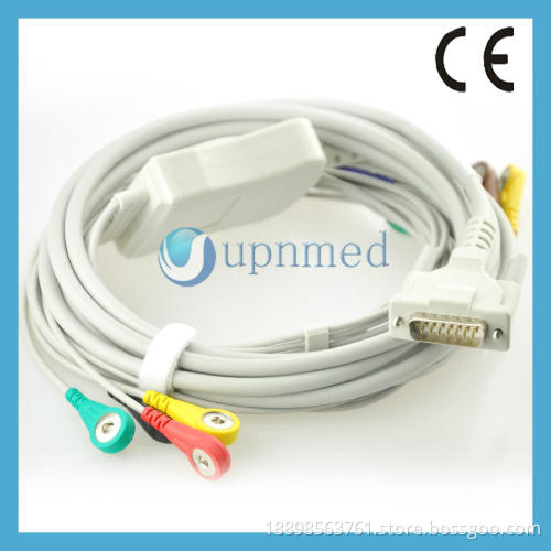 Edan SE-3/SE-12 ten lead ekg cable, 15pins